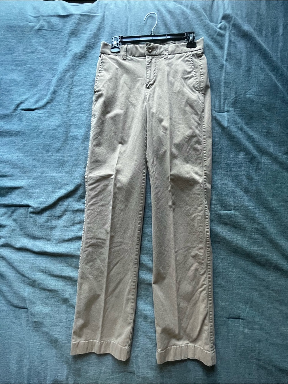 Roundtree & Yorke Tan Straight-Leg Chinos